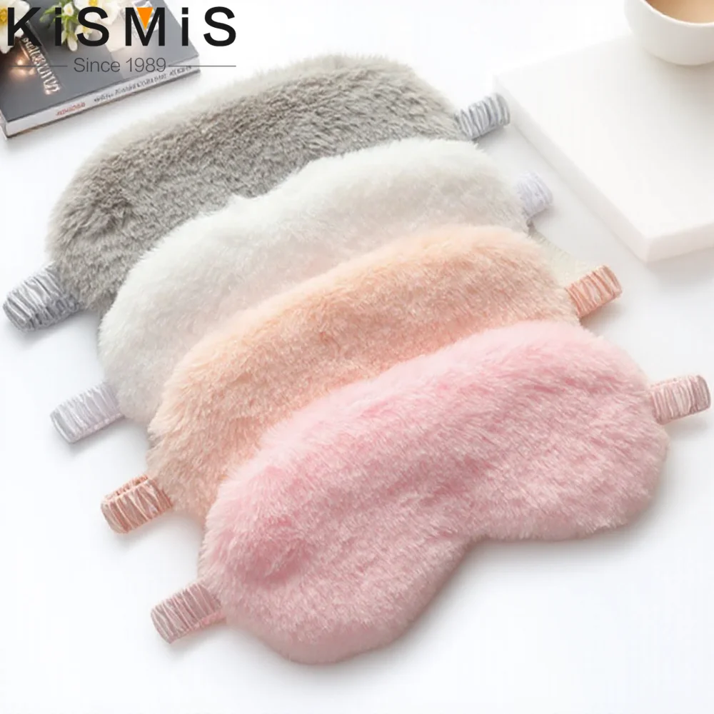 

Новые мягкие плюшевые маски для глаз, милые тени для век с повязкой на глаза для удобного отдыха, 102, символы