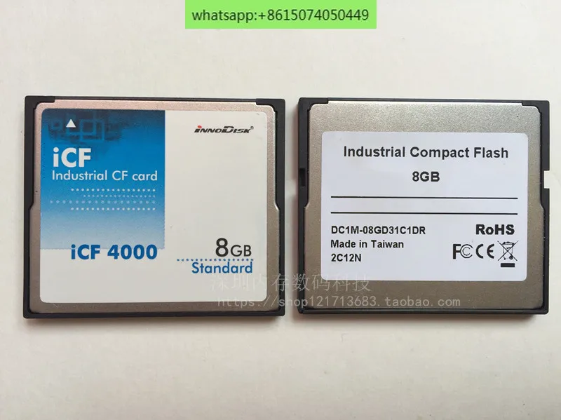 INNODISK CF 8G ICF4000 ICF 8G Industrial Wide Temperature Industrial CF Card 8G