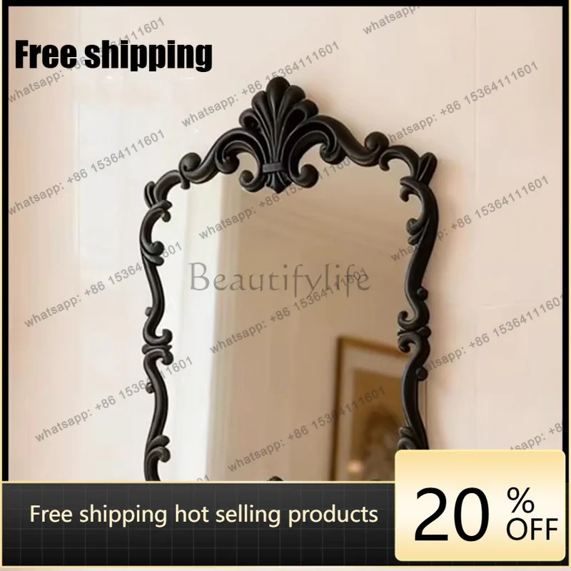 LJY Luxury Long Mirror Wall Decoration Modern Living Room Girls Men Aesthetic Bedroom Bathroom Mirror Funky Espelhos Home Produc