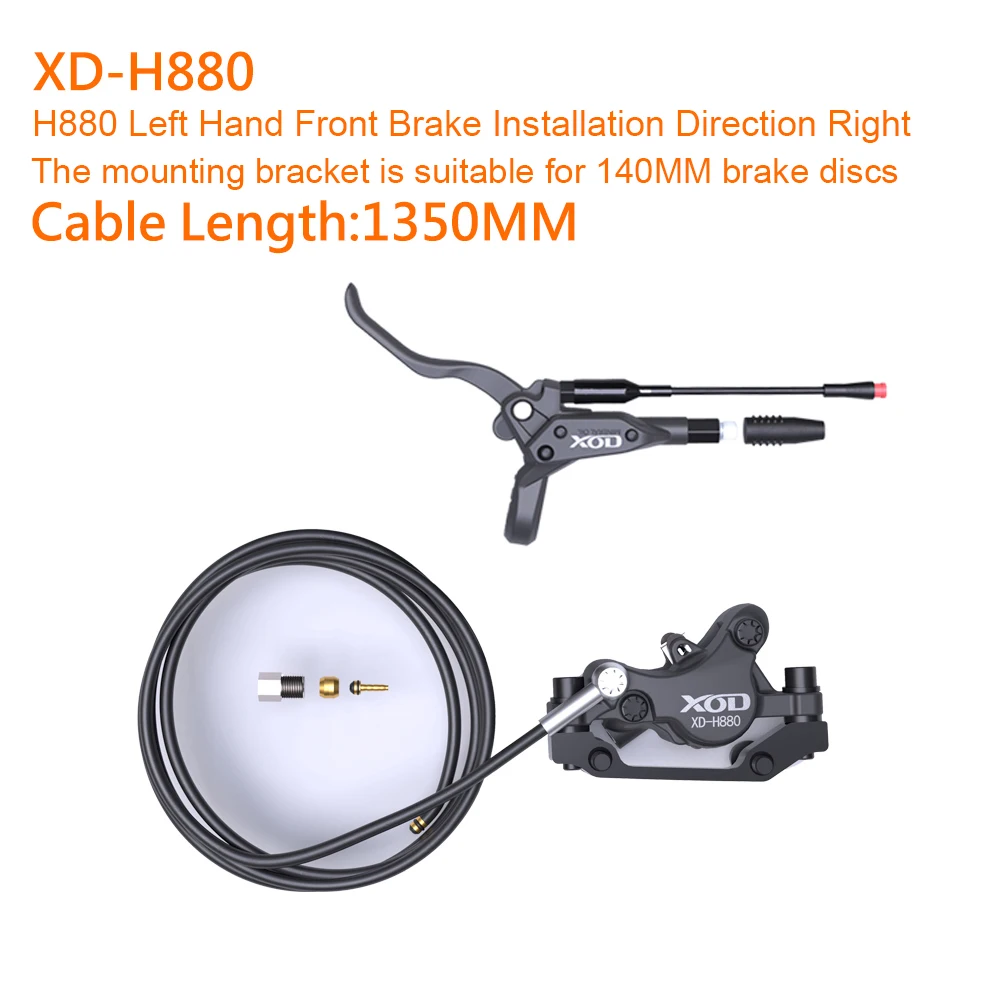 XOD H800/H880 Electric Scooter Hydraulic Disc Brake for KUKirin G2 Master G2 MAX G2 PRO2025 Electric Scooter Hydraulic oil Brak image 3