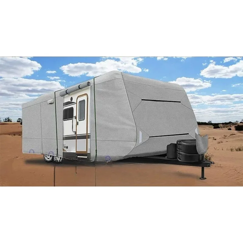 for Full Cover RV Motorhome Car Cover Waterproof Oxford Sun Rain Protector