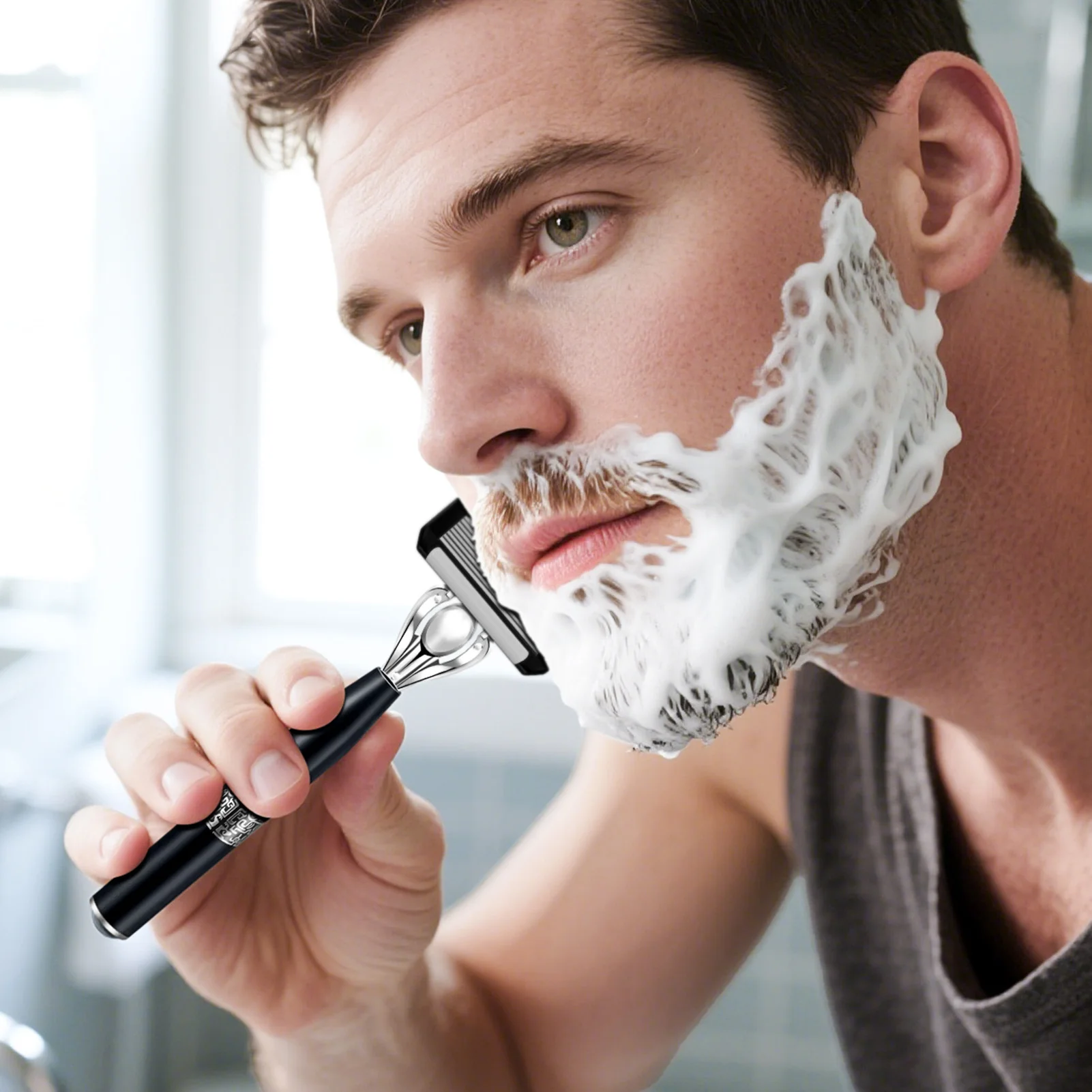 8-layer Stainless Steel Blade Men Razor Washable For Travel For Home Shaver Manual Shave Razors For Daily Face Care