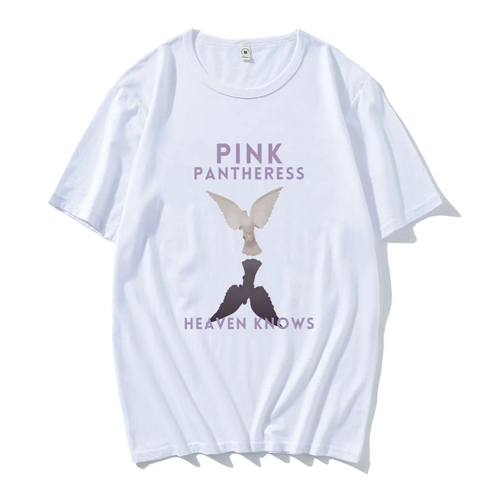 Singer PinkPantheress T-shirt Heaven Knows Graphic Printing Tee-shirt Short Sleeve Cotton Men/Women Tshirts Camisetas Hip Hop