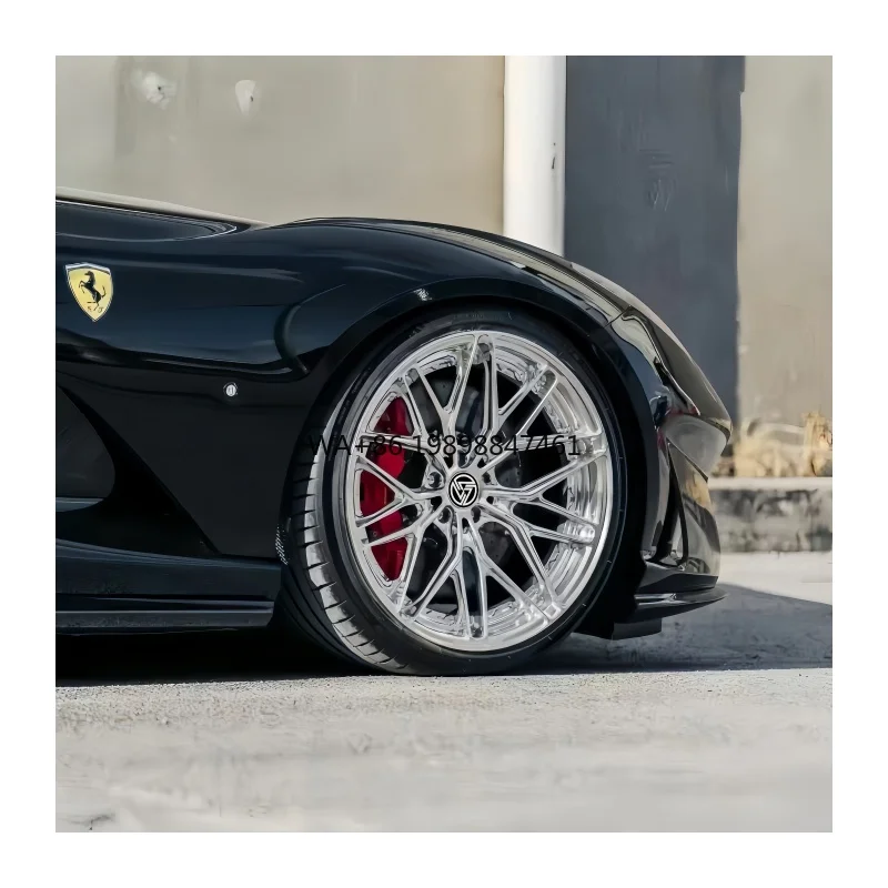 

Custom Deep Concave Chrome 1-Piece 18 19 20 21 22Inch 5x114.3 5x112 5x130 Forged Wheels for BYD Tesla Toyota