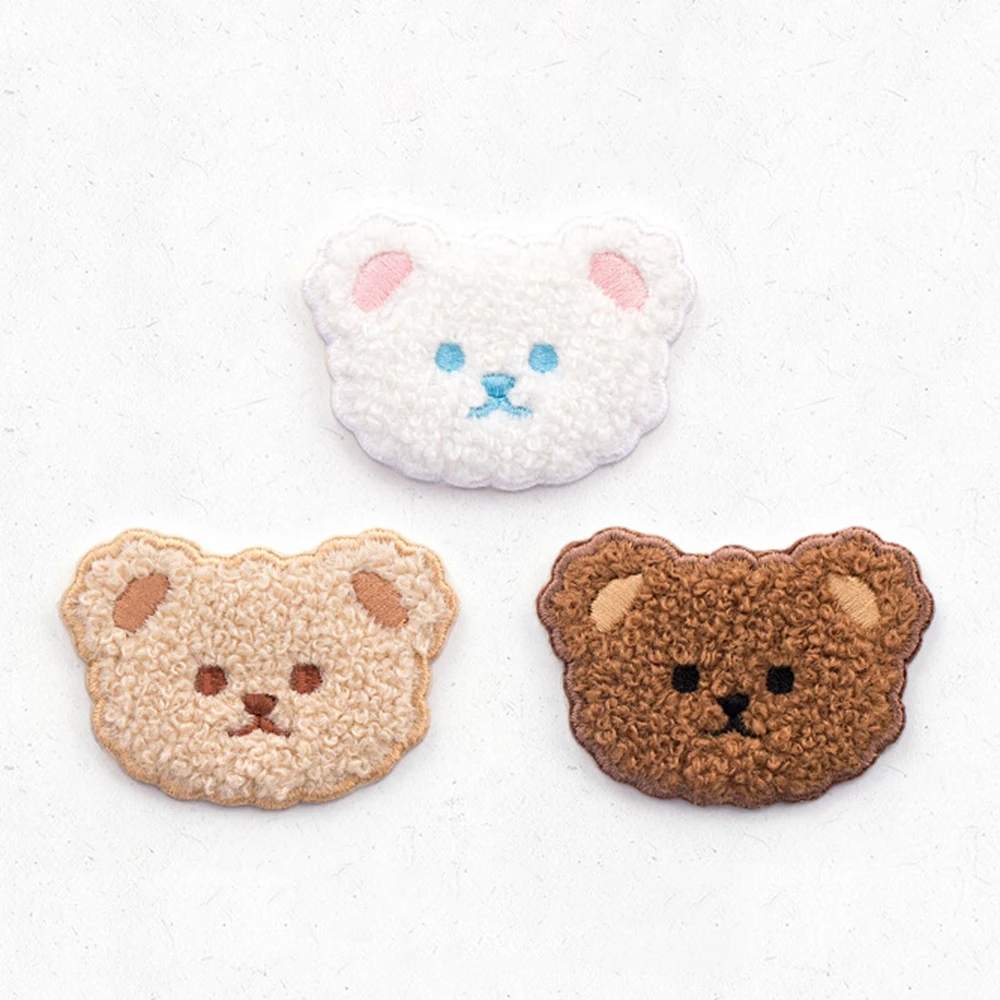 

Plush High Quality For Baby Bear Sew On Stripes Badges Applique Iron On Patches Stickers On Clothes