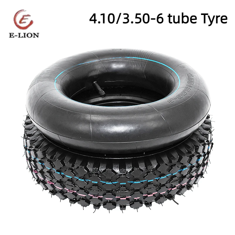 4.10/3.50-6 Tire Out Tube for E-Bike, Wheelbarrow Scooter, Mini Motorcycle Atv Motorcycle