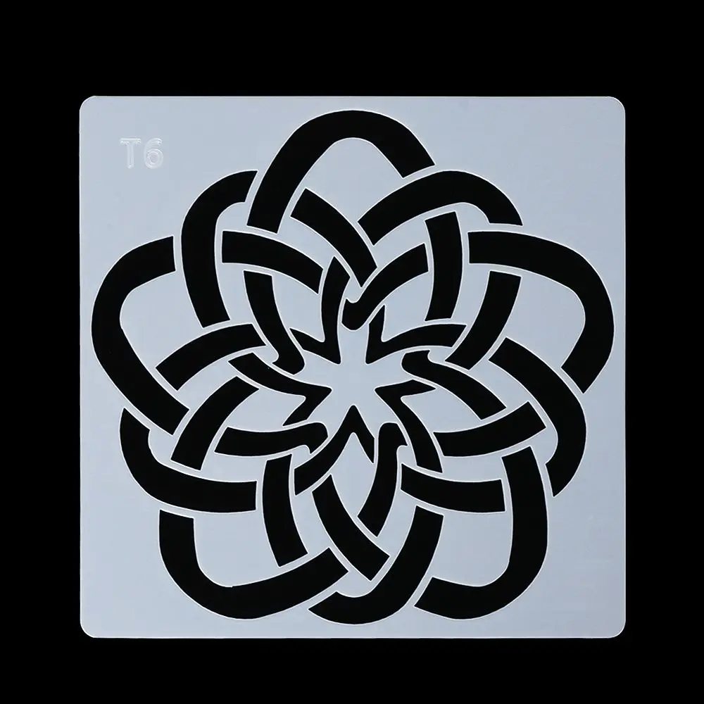 Hot Stamp Album Decorative Embossing Layering Stencils Scrapbooking Painting template Mandala Auxiliary