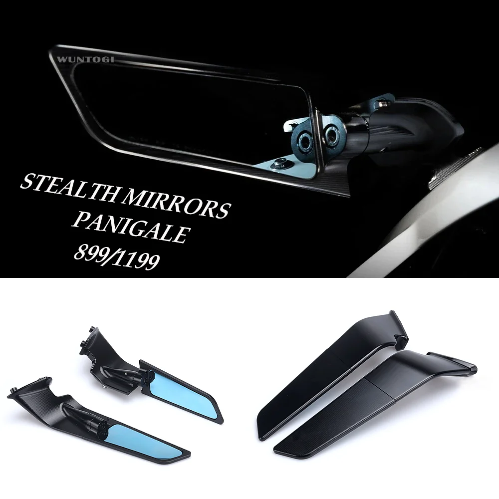 

for Ducati Panigale899 ABS 1199 S Tricolore Stealth Mirrors Sports Winglets Mirror Panigale Accessories