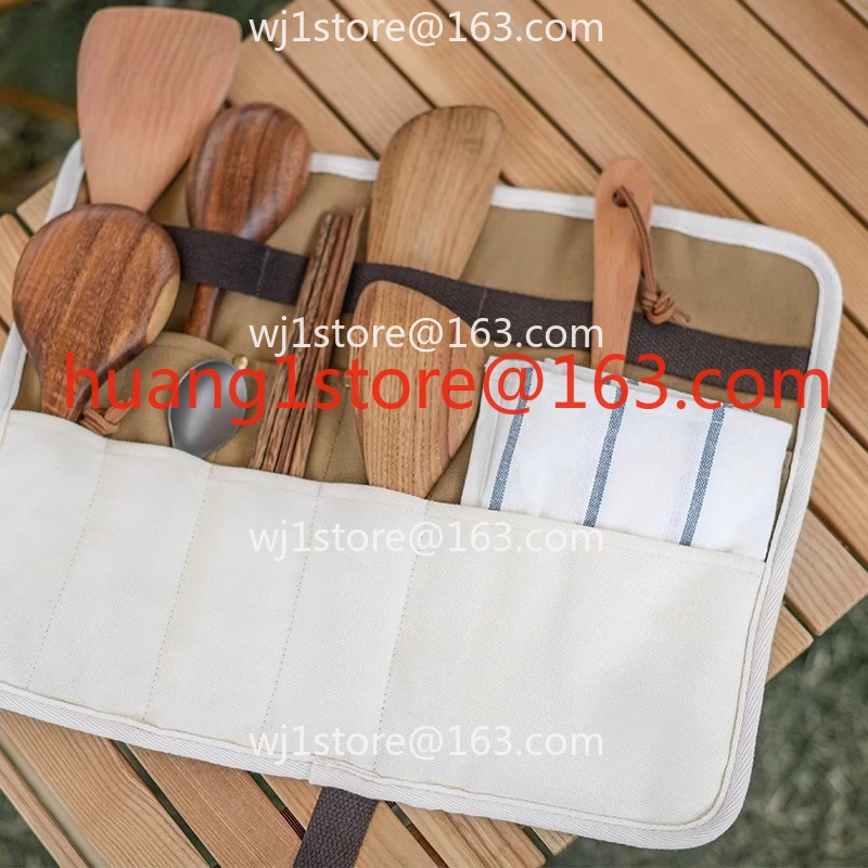 Outdoor tableware storage bag Portable camping barbecue picnic cookware set storage bag