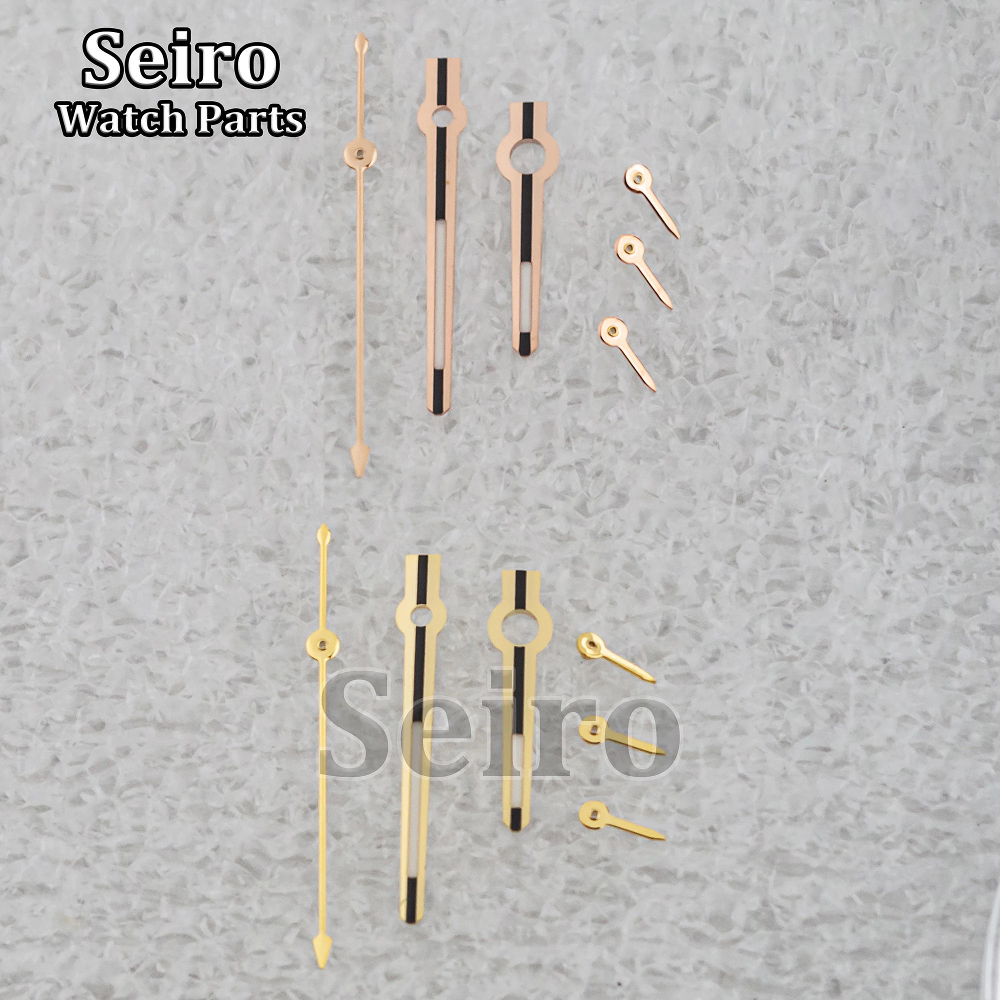 

Gold Rose Gold NH35 Watch Hands Needles Green Luminous Watch Pointers for NH36 Automatic Mechanical Movement Replacements