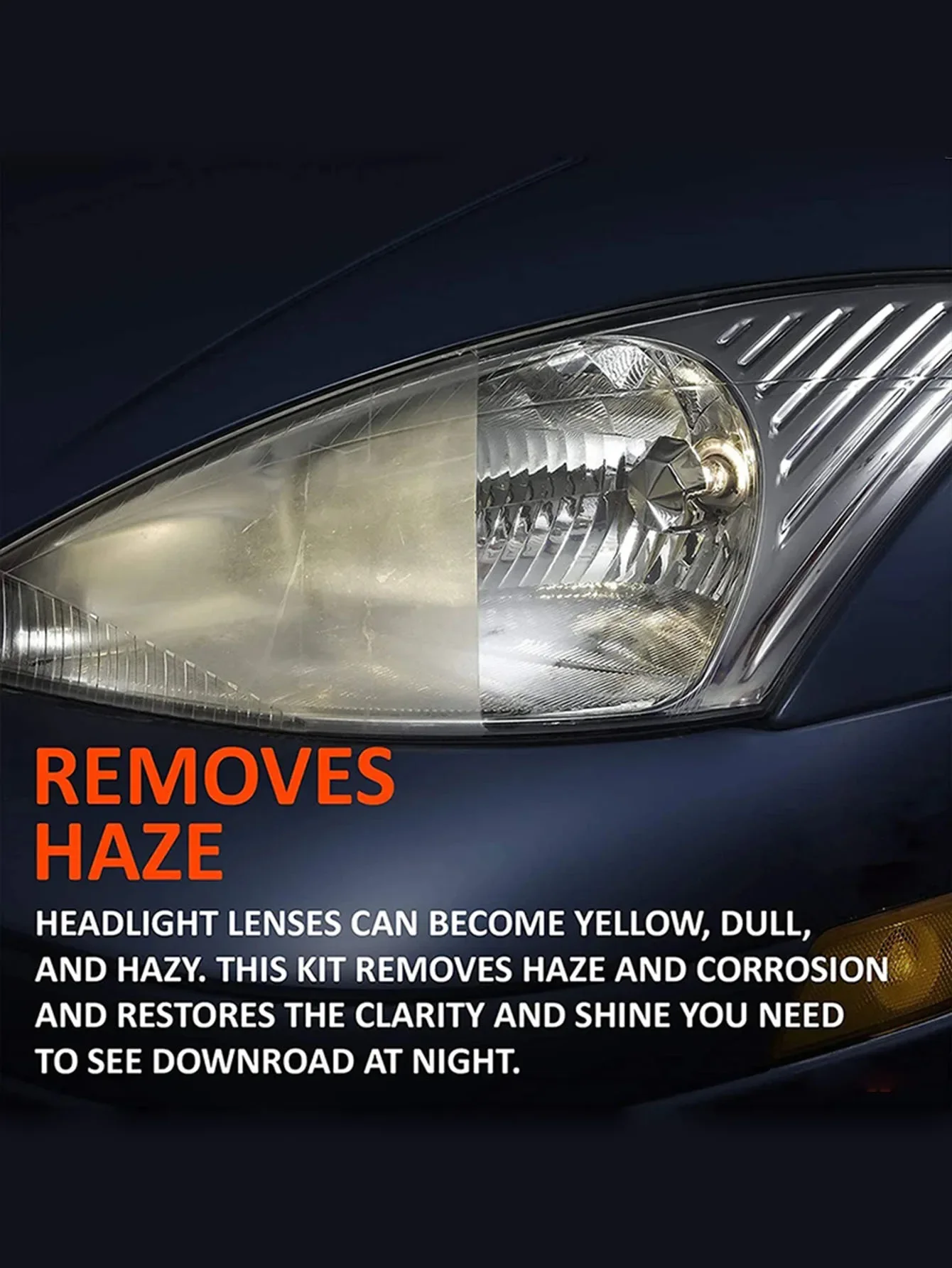 Car Headlights Restoration Kit Headlamp Repair Polishing Paste Kit Scratch Remove Lens Polisher Light Auto Headlamps Wax Sanding