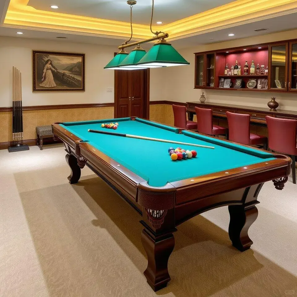 Pool Table 7ft  8ft 9ft Top Level Configuration Solid Wood Bluestone Slab Slates 9ft Billiard Table