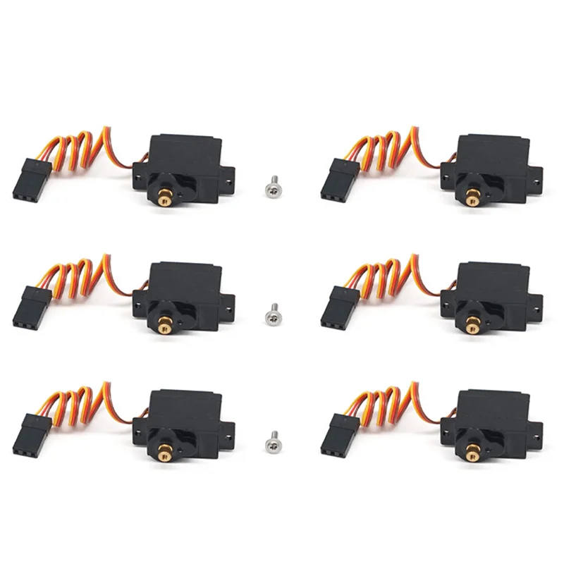 ABUM-6X Metal Gear 5G Servo K989-58 For Wltoys K969 K979 K989 K999 P929 P939 1/28 A202 A232 1/24 RC Car Upgrade Spare Parts