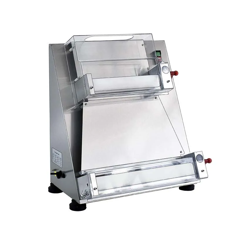 Stainless Steel Automatic 10-40cm/50-500g Small Pizza Make Dough Roller Rolling Masa Base Pizza Dough Sheeter Press Machine