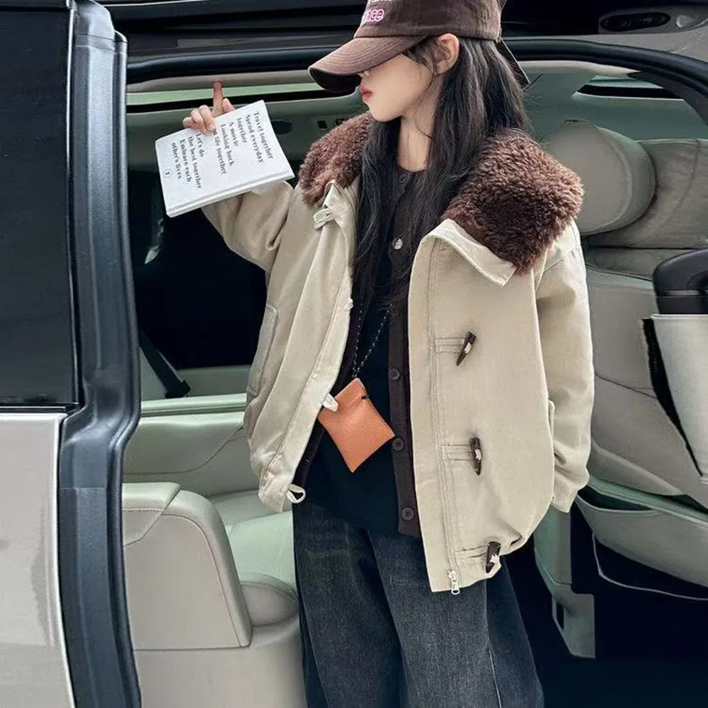 

Детская парка для детей от 5 до 15 лет, утепленная теплая куртка с меховым воротником, модная зимняя верхняя одежда для девочек 120-170 см