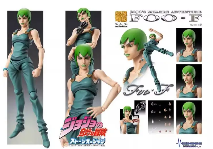 Original Medicos Stone Ocean Foo Fighters FF  model  bizarre adventure action figure toy