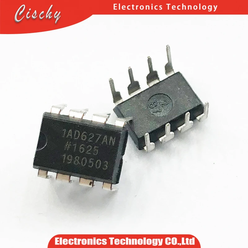 1PCS   AD627AN AD627   DIP8 new and original In Stock