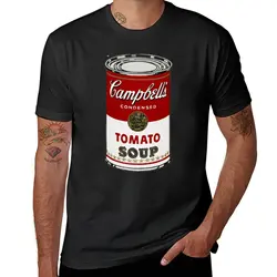 Andy Warhol - Campbell’s Soup Tomato Soup T-Shirt Short sleeve tee anime quick-drying sublime mens vintage t shirts