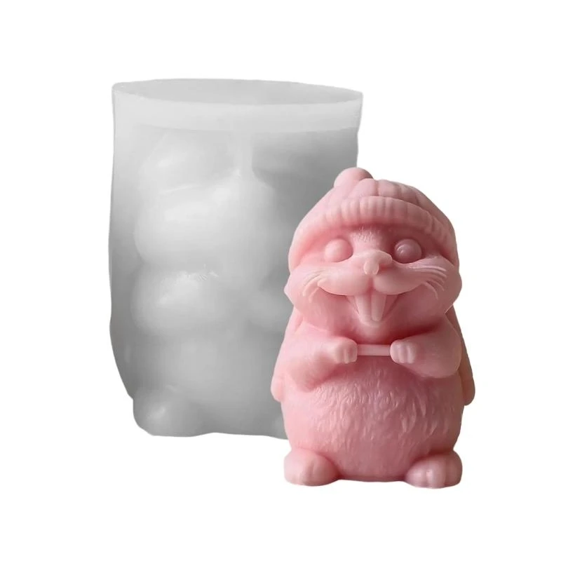 

Resin Art Moulds Flexible Silicone Mold Groundhog Crafting Ornament Mold