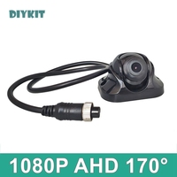 DIYKIT 1920x1080 AHD High Definition 170 degree Car Truck Starlight Night Vision Rear View Car Camera for Bus Car Truck Monitor