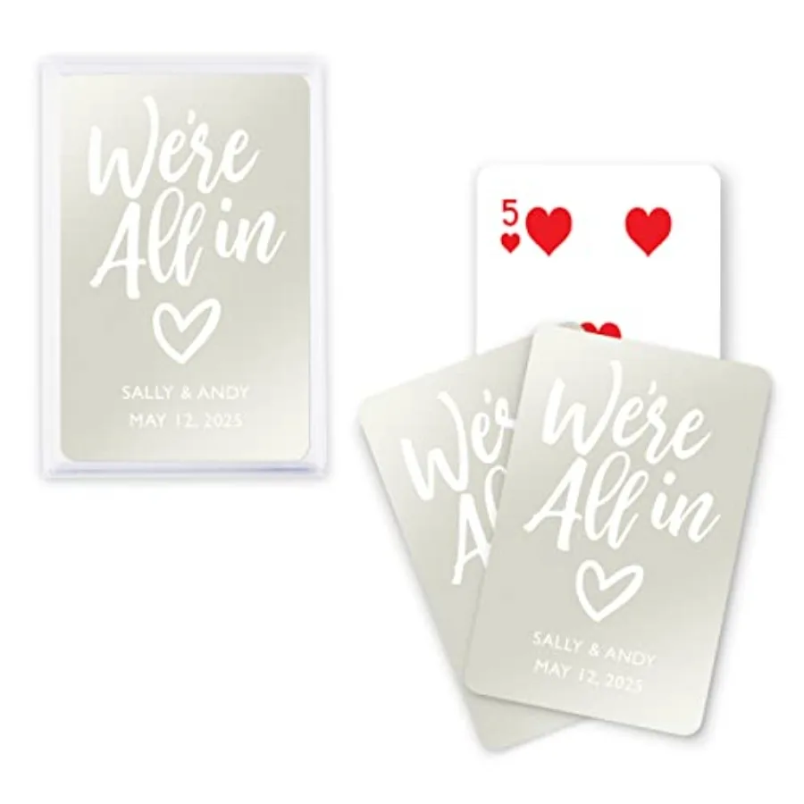 

Customizable Metallic Printed Playing Cards for Magic Tricks Gaming and Party Entertainment Durable Pack of 30 with HighGloss F