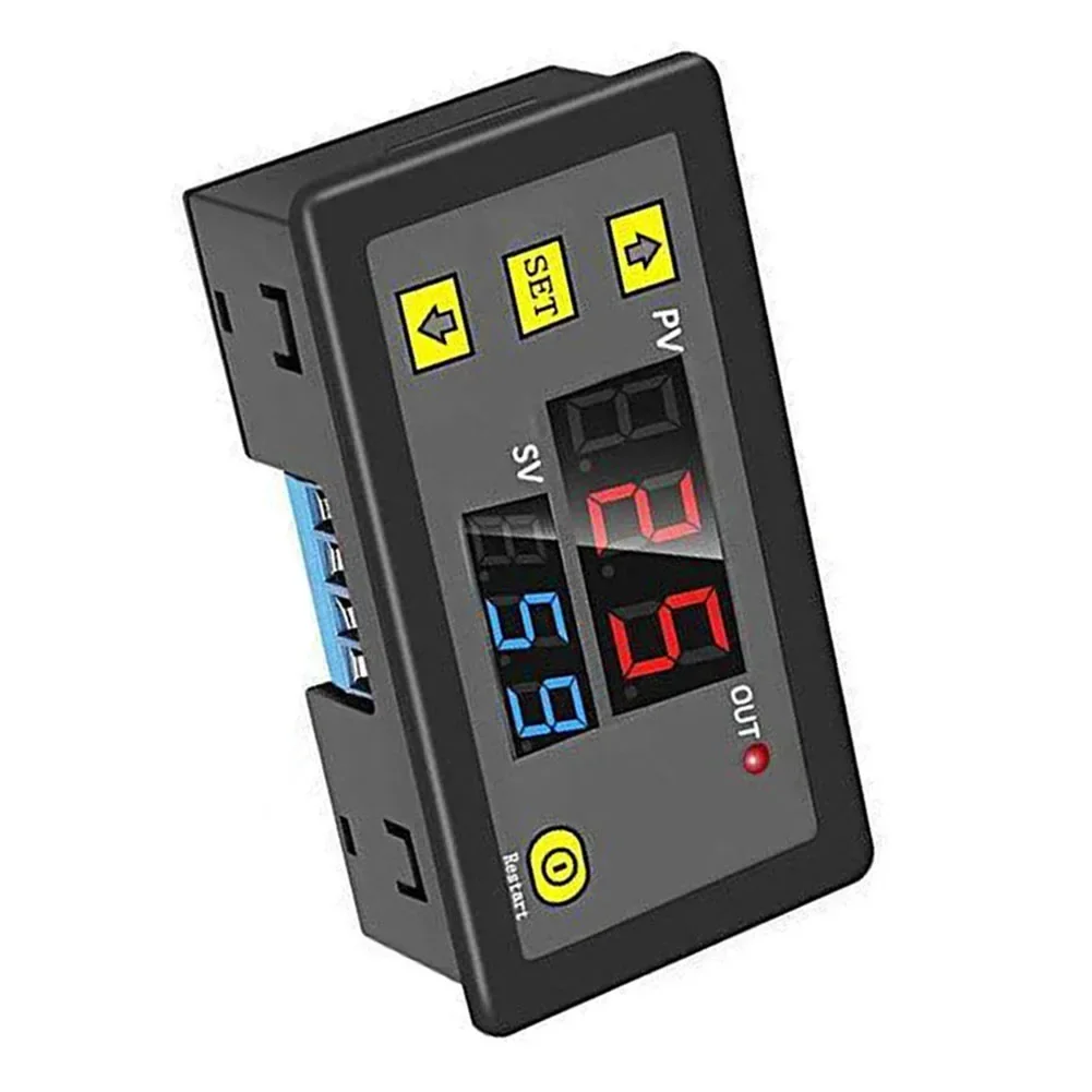 DC 12V Programmable Timer Switch LED Display Time Relay Switch Module Time Cycle Control for Light Water Pump Engine