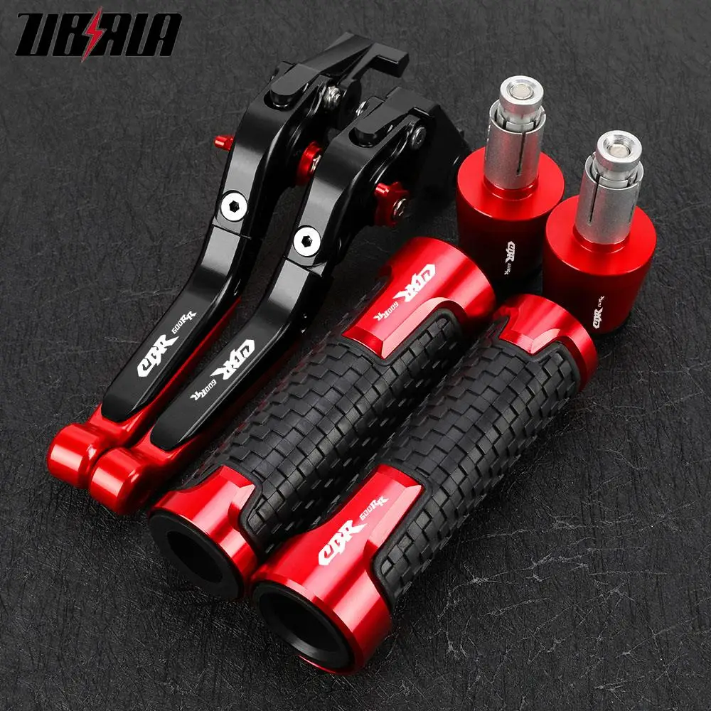 

Motorcycle For HONDA CBR600RR 2007 -2023 Extendable Brake Clutch Levers Handlebar Handle Grips Ends Caps Slider Accessories