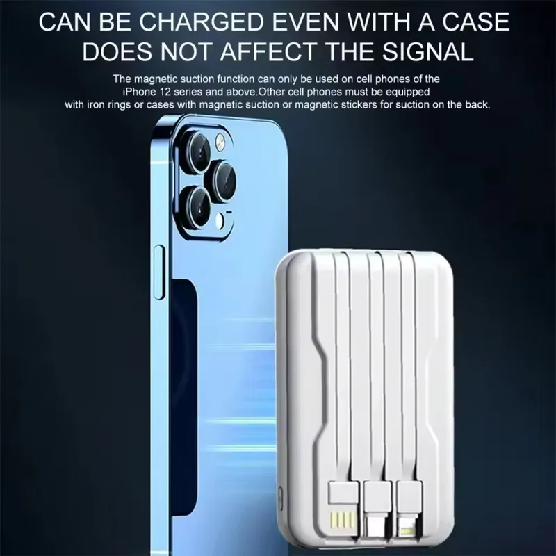 Magnetic Power Bank for Magsafes 10000mAh Wireless PD 22.5W Fast Charger Powerbank External Battery for IPhone Samsung Xiaomi view 2