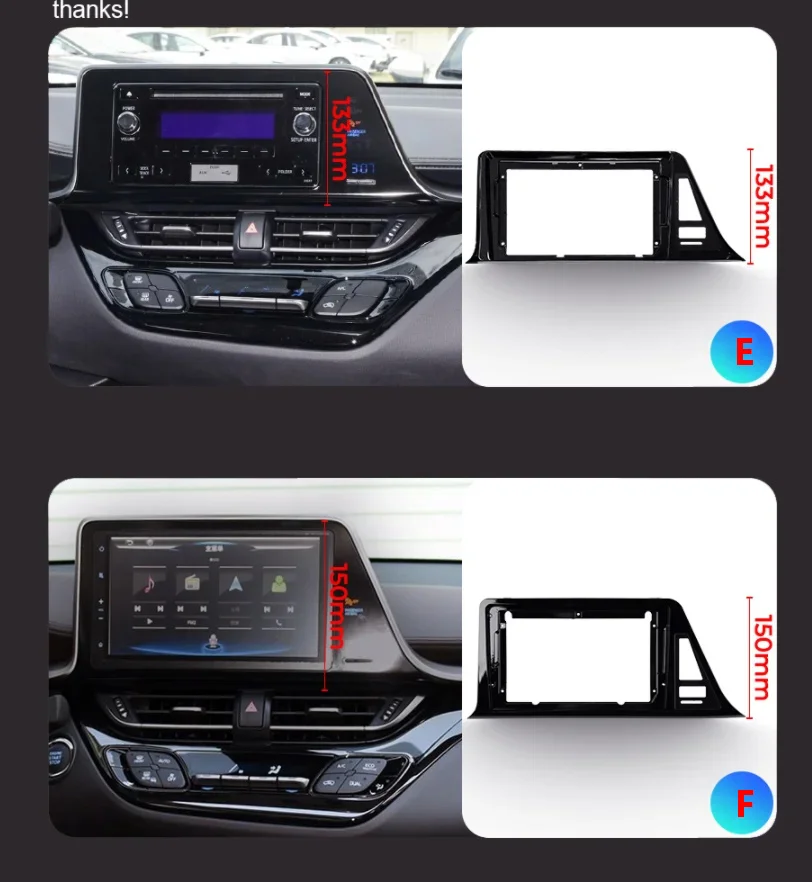 12.3inch For Toyota CHR 2016-2021 Wide Screen Android 13 Car Video Player 2Din Radio Stereo Multimedia Carplay Head Unit 128GB