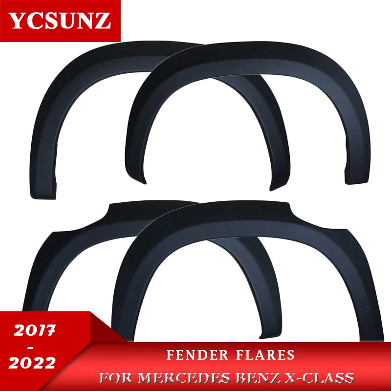 Mudguards Fender Flares For Mercedes Benz X-class W470 2017 2018 2019 2020 2021 2022 Wheel Arch Double Cabin accessories