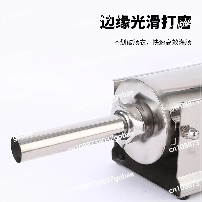 New horizontal two-speed sausage enema machine household sausage homemade artifact stainless steel sausage machine