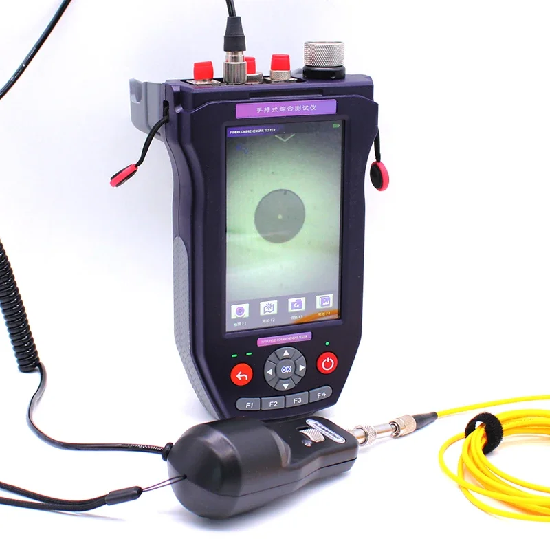 أداة وصول جديدة 4 في 1 جهاز اختبار فحص الألياف مع مصدر ضوء فحص نهاية OPM VFL يدعم تقارير الفشل #4