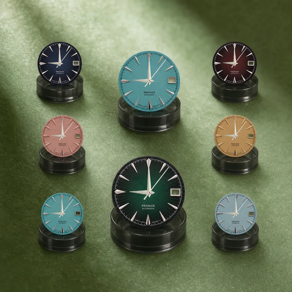 

NH 28.5mm S Logo NH35 Black Cocktail Dial Silver Clock No Hands Suitable for NH36 Movement Watch Modification Accessories
