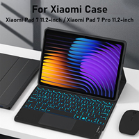 For Xiaomi Pad 7 11.2-inch Case, Keyboard Cover for Xiaomi Pad 7 Pro 11.2-inch