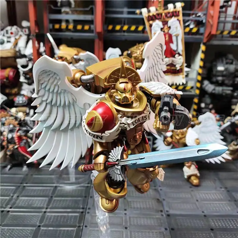 

【In Stock】JOYTOY Warhammer 40K 1/18 Action Figure Toys Blood Angels Sanguinary Guard 5PCS