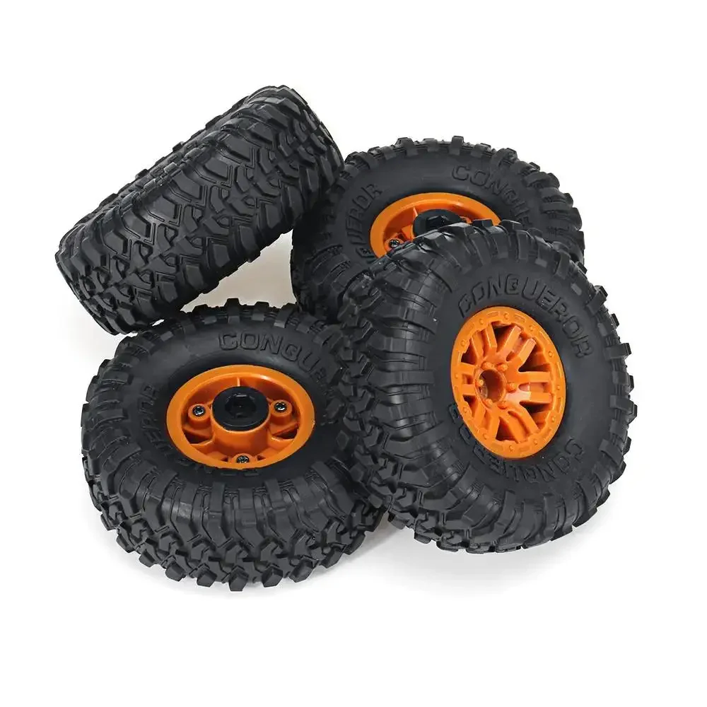 4Pcs RC Car Tires Wheels Rims for HB Toys ZP1001 1/10 RC Vehicles Spare Parts