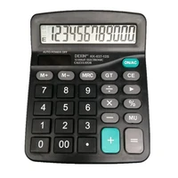 12-Digit Large LCD Display Calculator Standard Function Calculator with Solar & Battery Dual Power for Home Basic Desktop Office 2