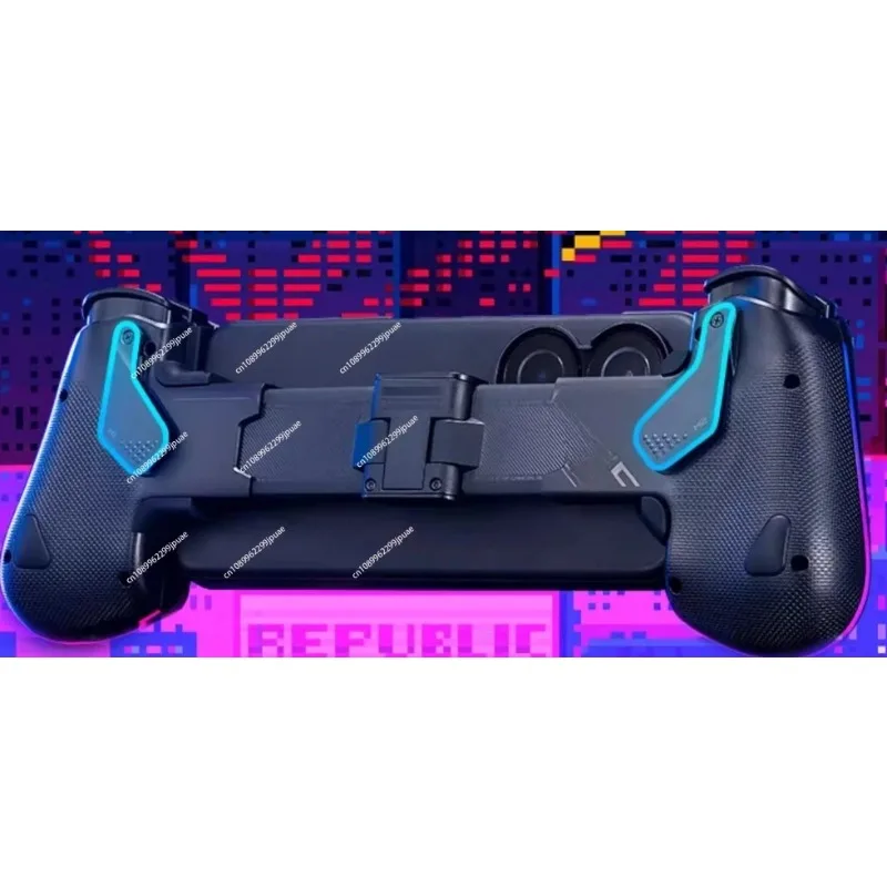 Foldable Mobile Game Controller 18W Pass Through Fast Charging RGB Lighting Programmable Rear Buttons Gaming Phone Gamepad