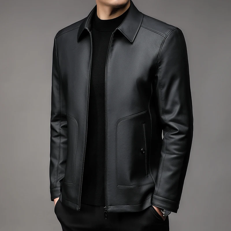 Black [lapel [fleece style]