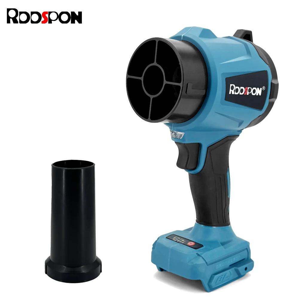 مجفف شعر بدون فرش بقدرة 3000 وات، مجفف شعر محمول قوي عالي الطاقة، مروحة تربو لإزالة الغبار والثلج ومناسب لمضرب ماكيتا