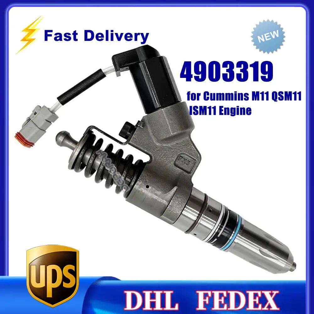 

New Diesel Fuel Injector 4903319 for Cummins M11 QSM11 ISM11 Engine