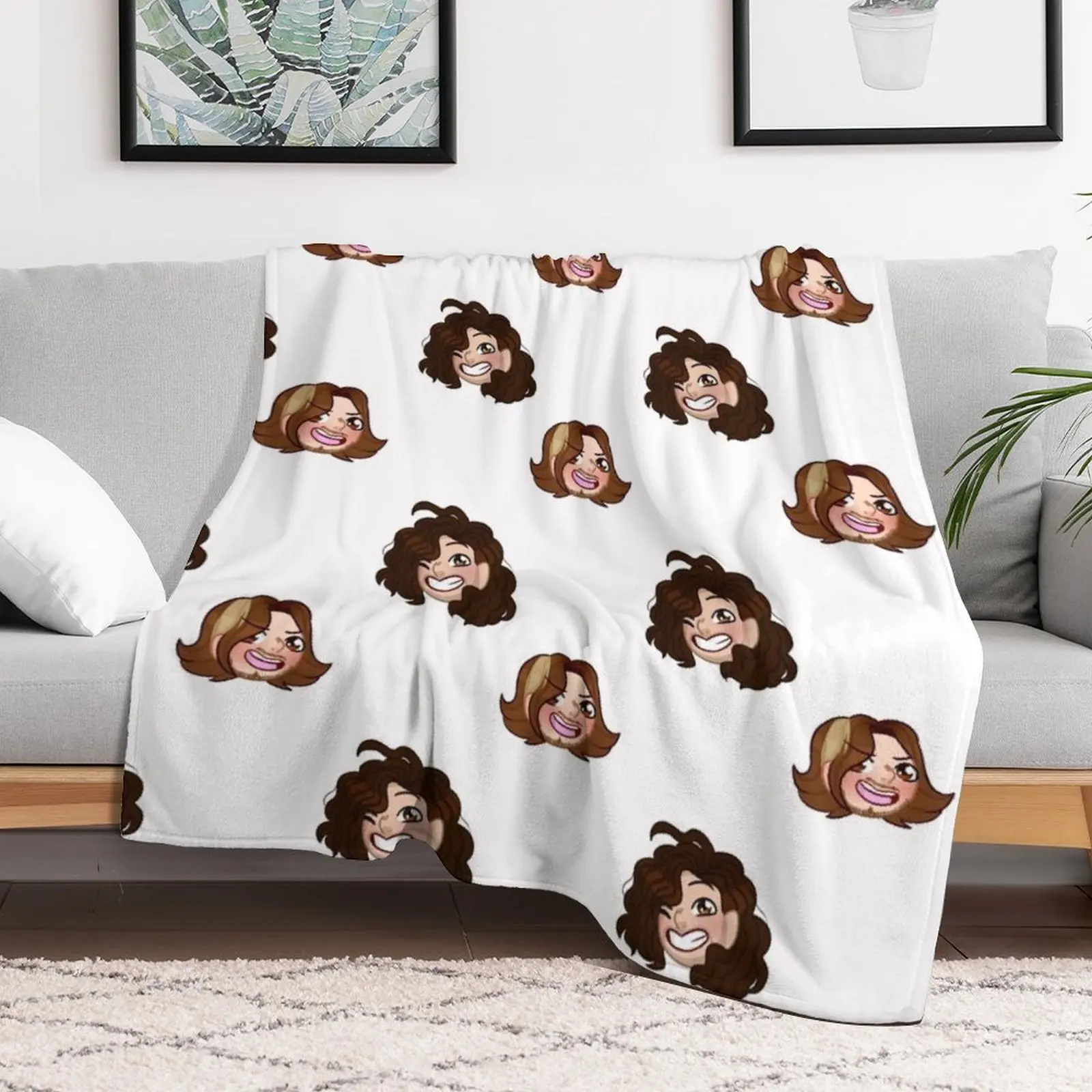 Game grumps! Throw Blanket Plaid on the sofa Decorative Sofa valentine gift ideas Blankets