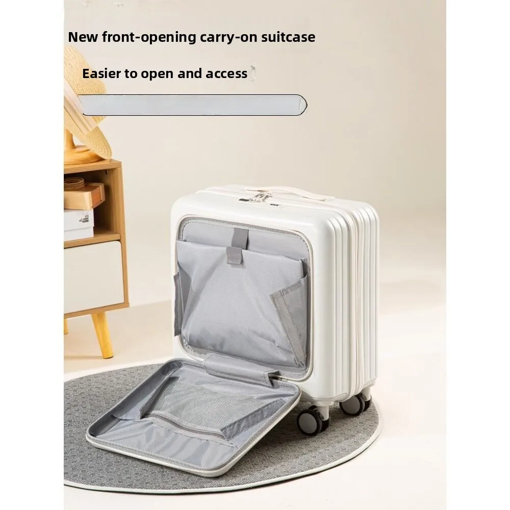 valise-cabine-18-pouces-bagage-a-main-pour-courts-sejours-et-voyages-d'affaires-en-materiau-abs-avec-serrure-et-roulettes-pivotantes-a-quatre-roues