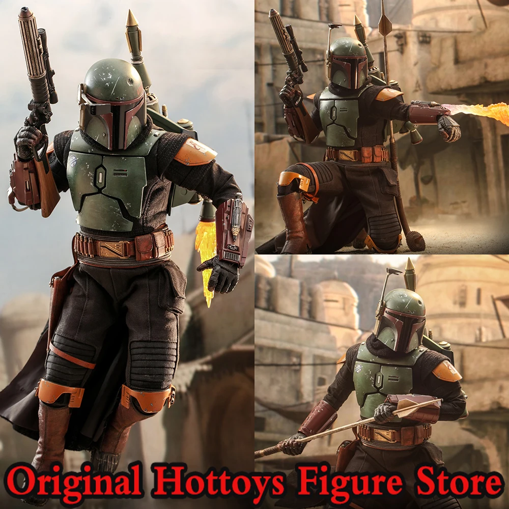 

HOTTOYS HT TMS078 масштаб 1/6 мужской солдат Звездные войны Боба Фетт мандалорец воин полный набор 12-дюймовая экшн-фигурка модель куклы