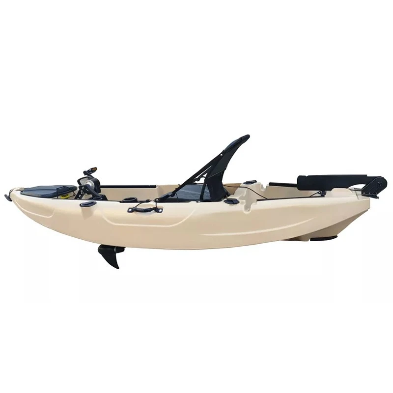 

Foot Power Single Kayak Luya Boat with Fixed Seat and Rudder