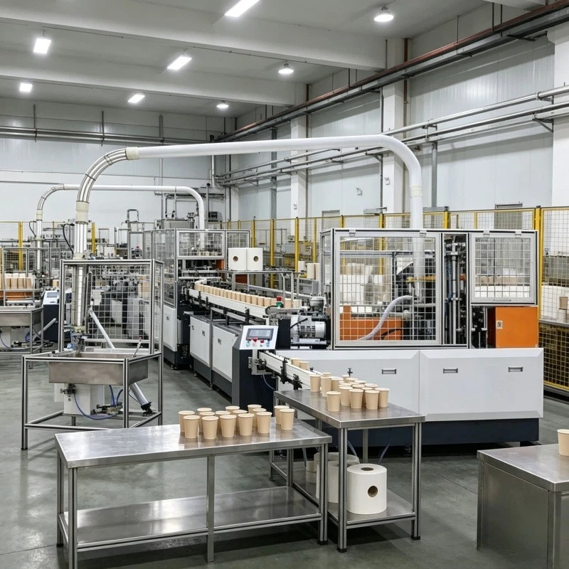 Ice Cream Hot Coffee Paper Cup Molding Making Machine Fully Automatic Disposable Party Paper Cup Making Machine