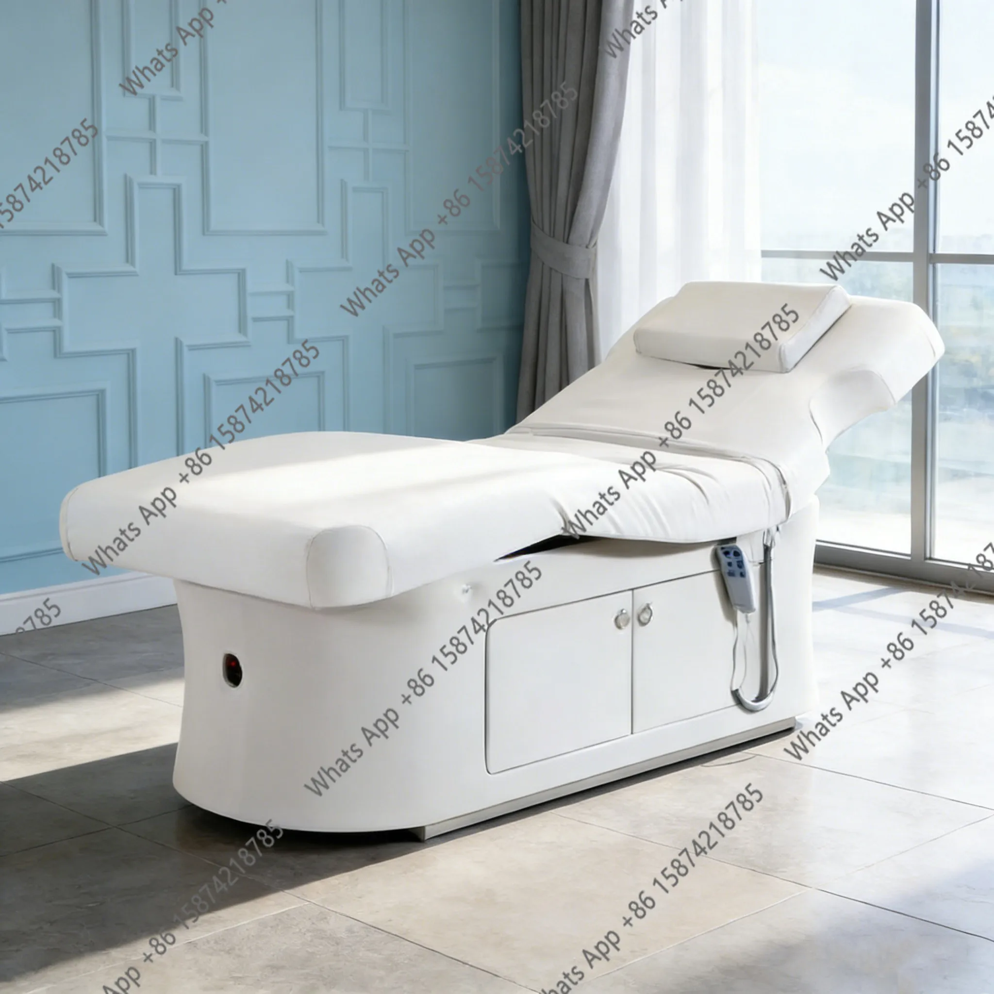 

Электрическая кушетка для массажа и косметических процедур, специализированная для салонов красоты и массажных кабинетов.