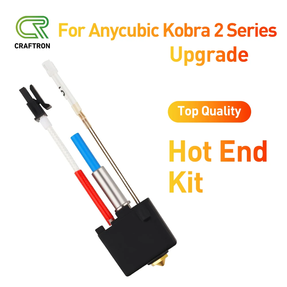 

For Anycubic Kobra 2 Upgrade 24V 60W Hotend Kit Kobra 2 Neo Pro Plus Max 3D Printer Print Head Brass Hard Steel Volcano Nozzle