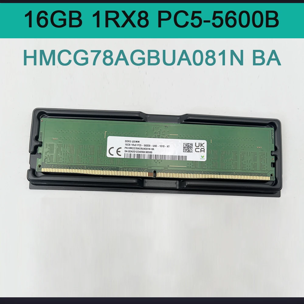 

Для SK Hynix память 16GB 1RX8 PC5-5600B RAM HMCG78AGBUA081N BA