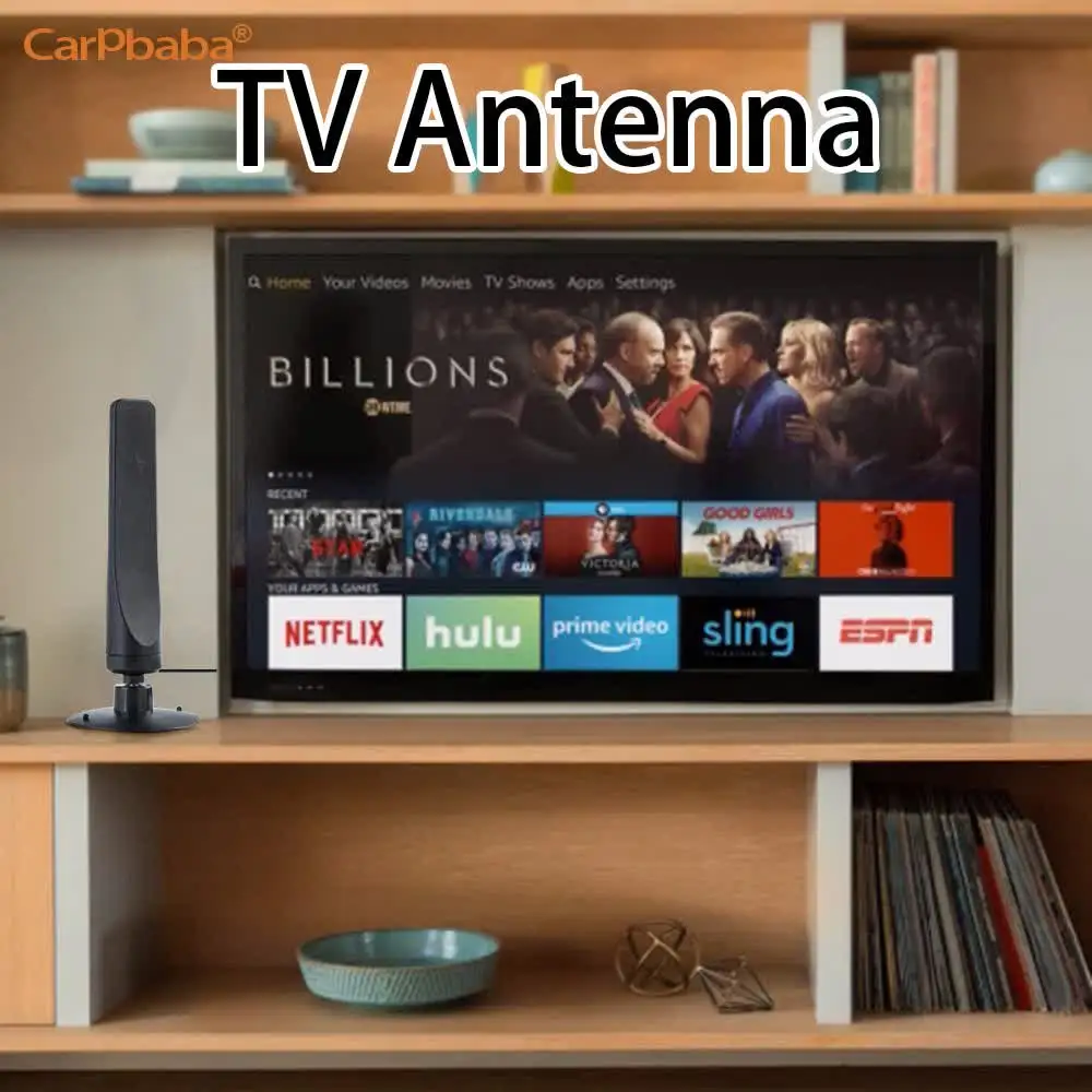 Indoor Digital TV Antenna HDTV-T Vertical European American Cross-Border Supply 2026 Terrestrial Signal Receiver
